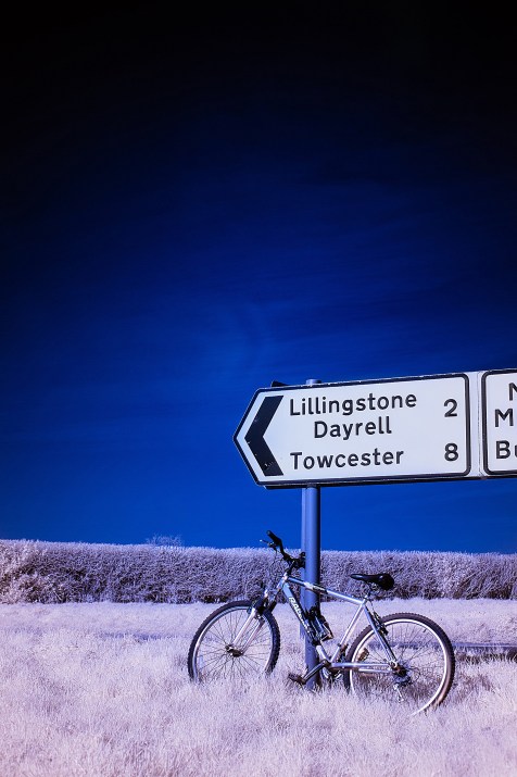 Bike ride infrared sign-1-2 small