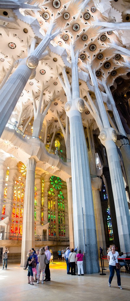 Sagrada Familia Interior Panorama