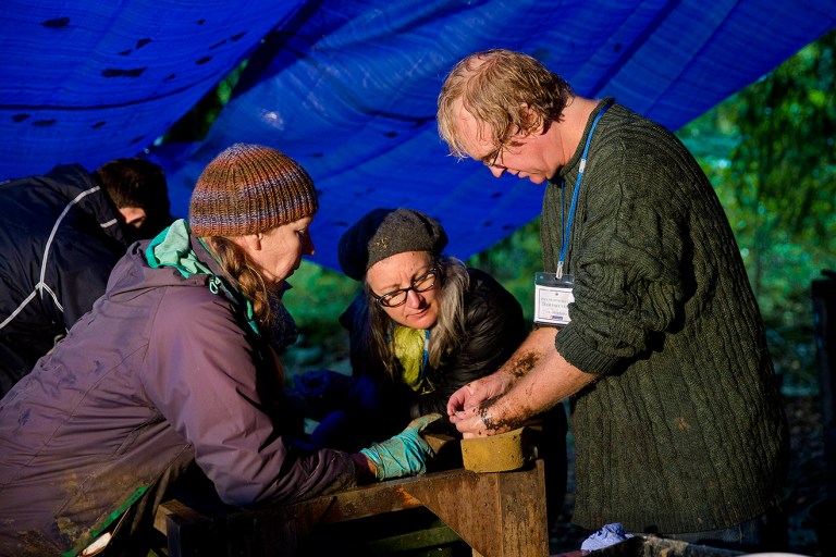 David Jacques and team - Blick Mead archaeological dig