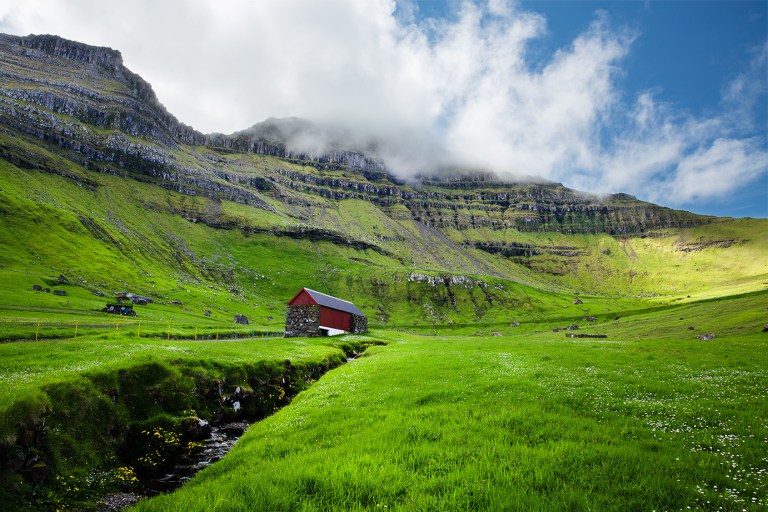 Trollanes shack faroe islands