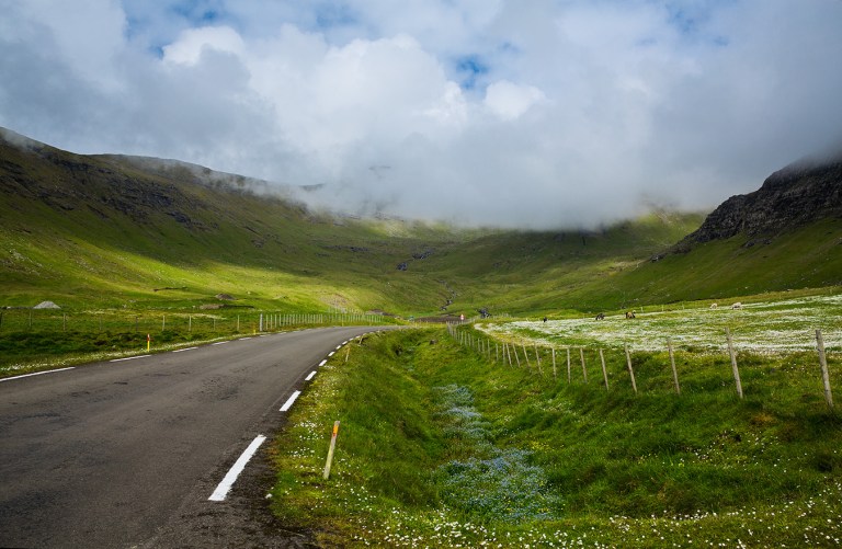 Route to Gasadalur-1 LR