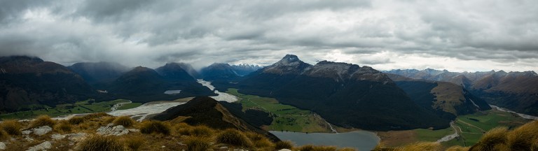 Mt Alfred - glacier view panorama LR