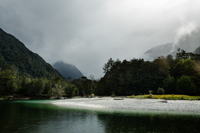 Clinton River, Milford Track, New Zealand Great Walk, hiking