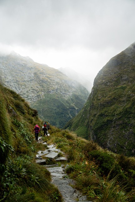 milford sound day 3 - going up l