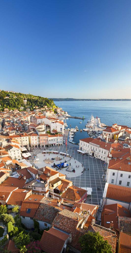 The beautiful town of Piran, Slovenia