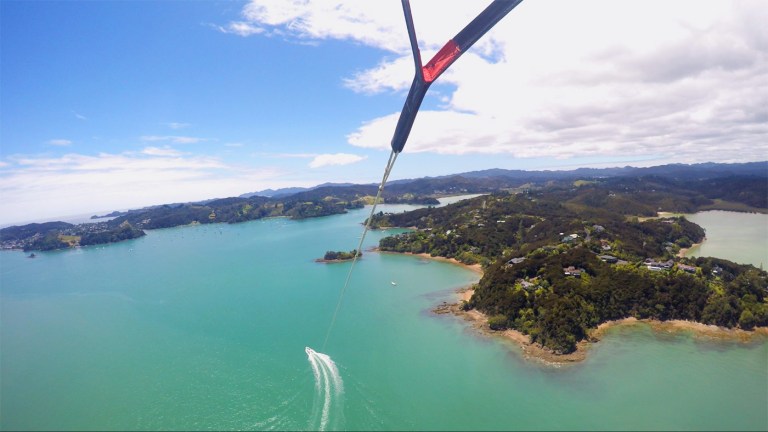 New Zealand Adventure Guide - Parasailing Bay of Islands