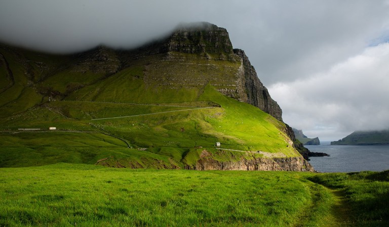 Gasadalur hike Faroe Islands
