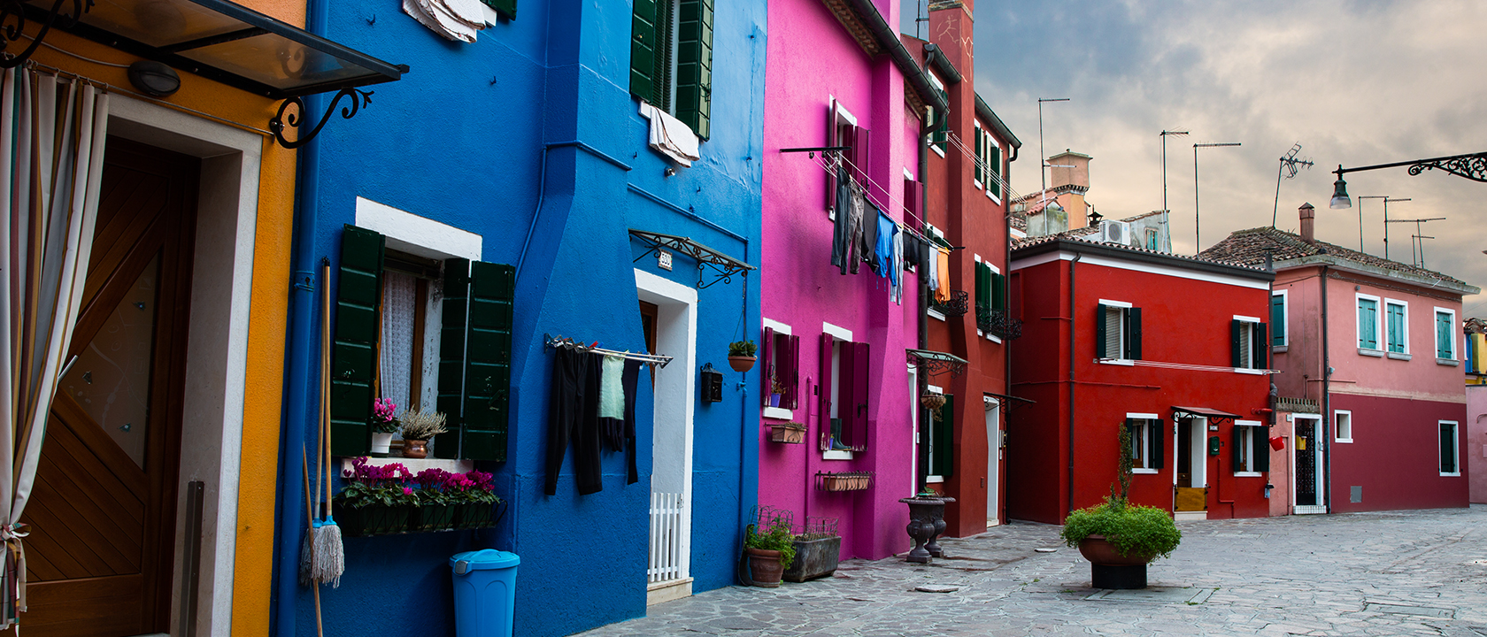 burano, italy, november