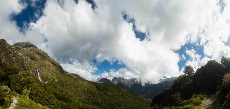 routeburn track waterfall